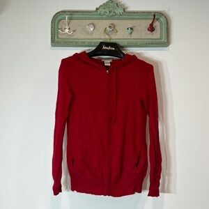 Neiman Marcus cashmere little red riding hood full zip sweatshirt & pants small
